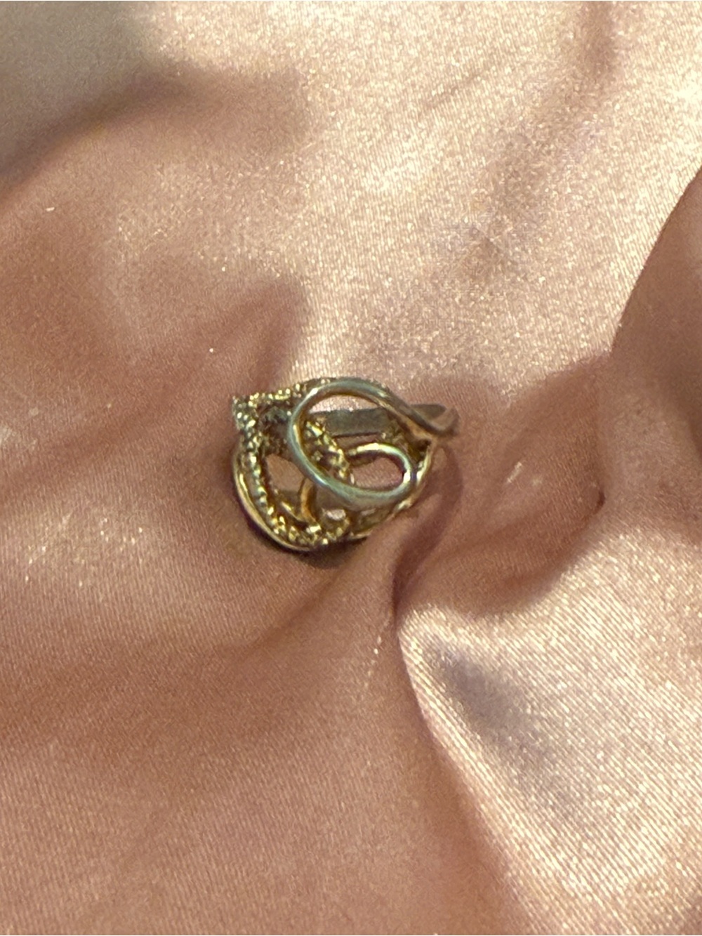 Gold-Tone Swirl Statement Ring - Women Jewelry
